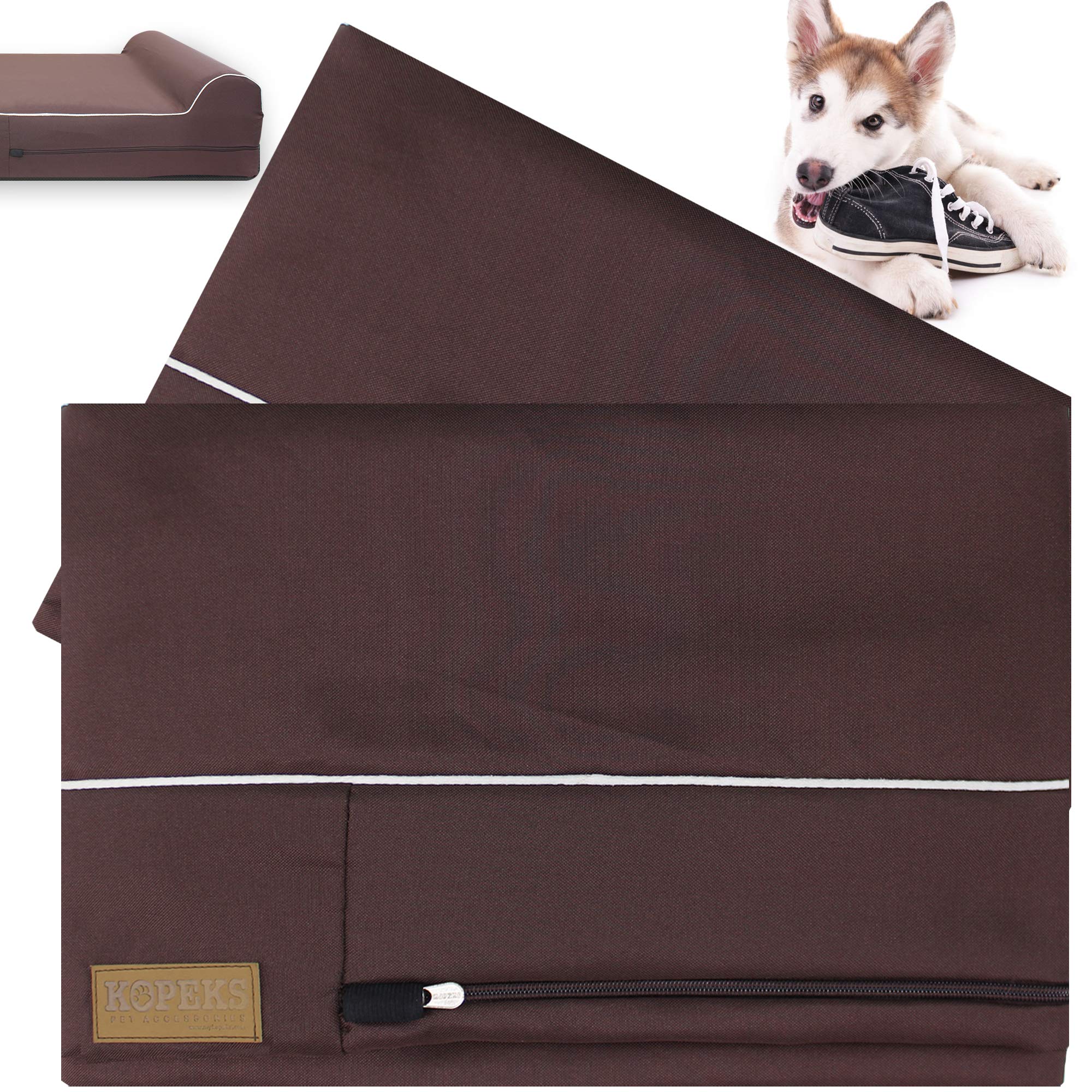 KOPEKS replacement cover washable fabric texture enabling quick cleaning after muddy paws