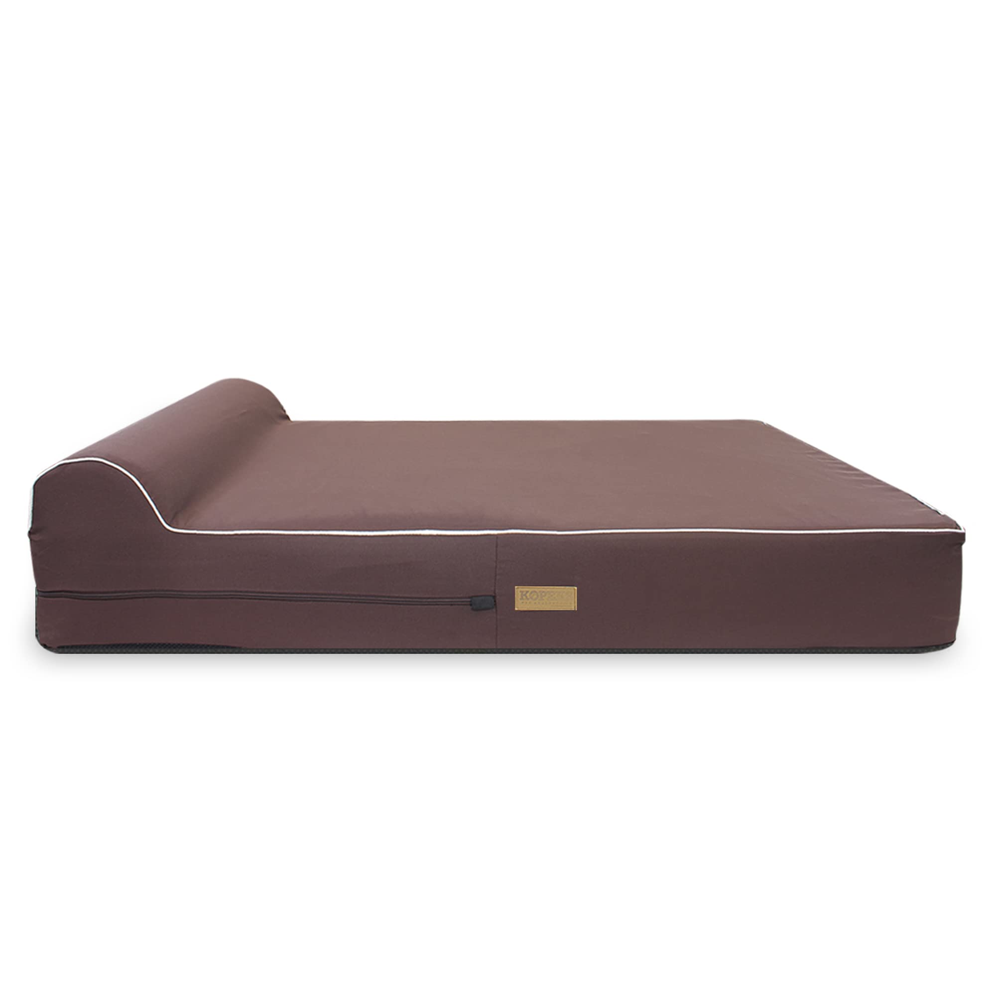 KOPEKS replacement cover XL Jumbo brown closeup showing durable fabric for long-lasting wear