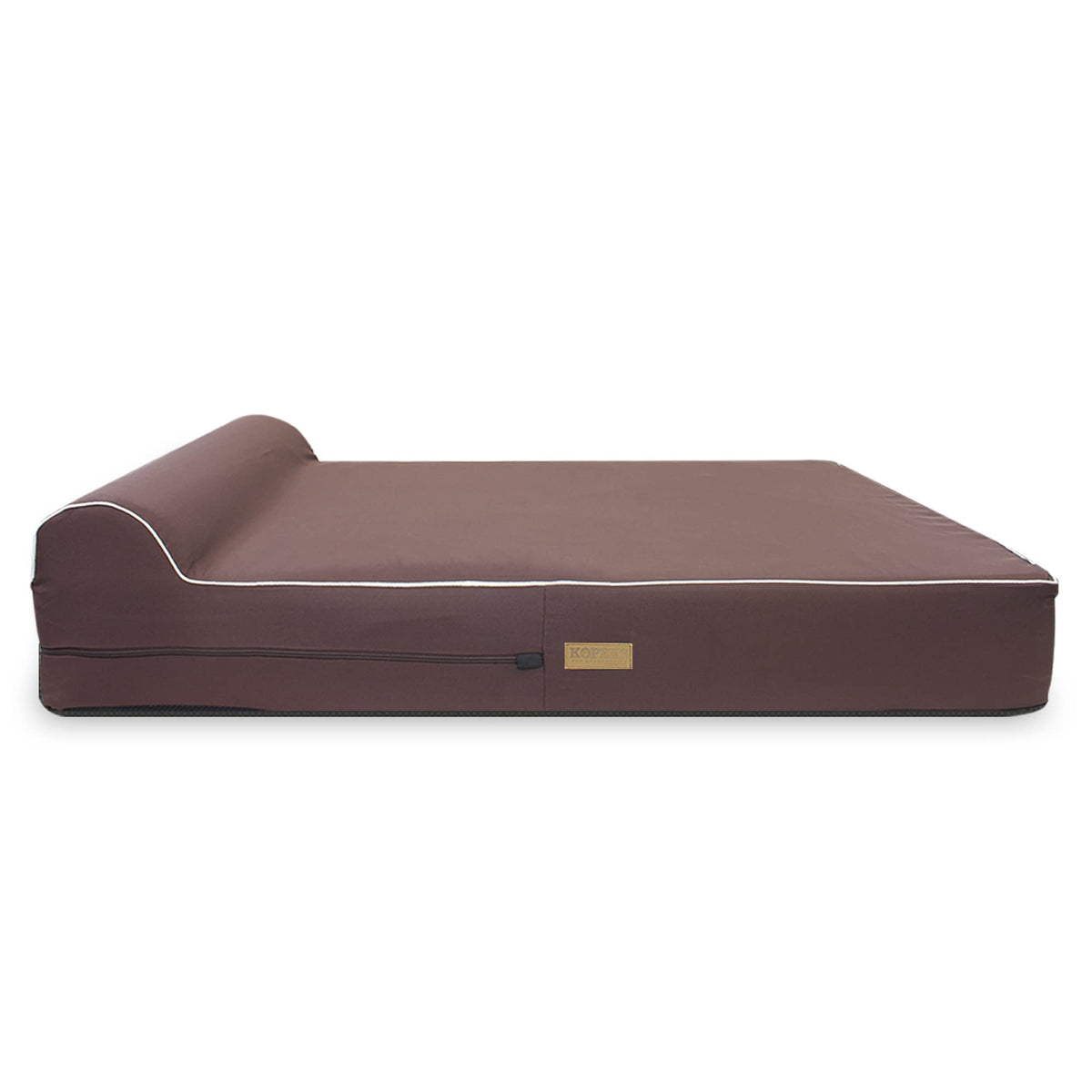 KOPEKS replacement cover XL Jumbo brown closeup showing durable fabric for long-lasting wear
