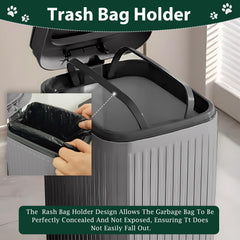 Kopuncare bag-holder design keeps liners secure and concealed during use.