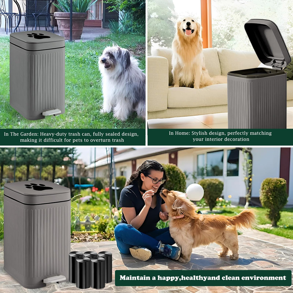 Kopuncare odor-sealing lid keeps surrounding air fresher between pickups.