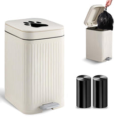 Kopuncare dog poop trash can outside with lid keeps yards tidy and odor controlled.