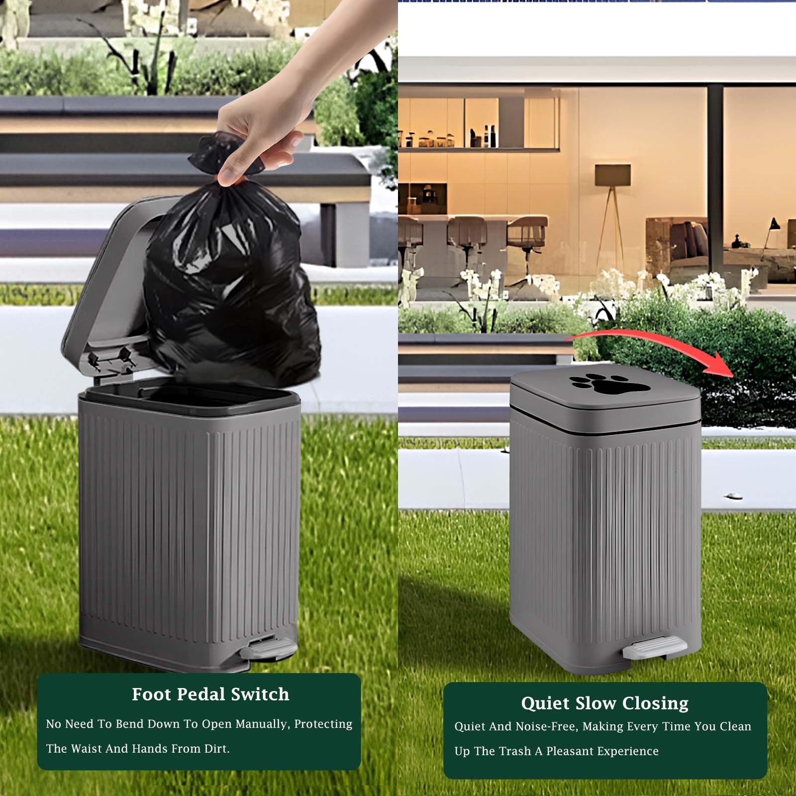 Kopuncare garden-ready poop bin fits yard cleanup without bending.