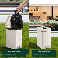 Kopuncare trash bag holder keeps liners secure for mess-free disposal.