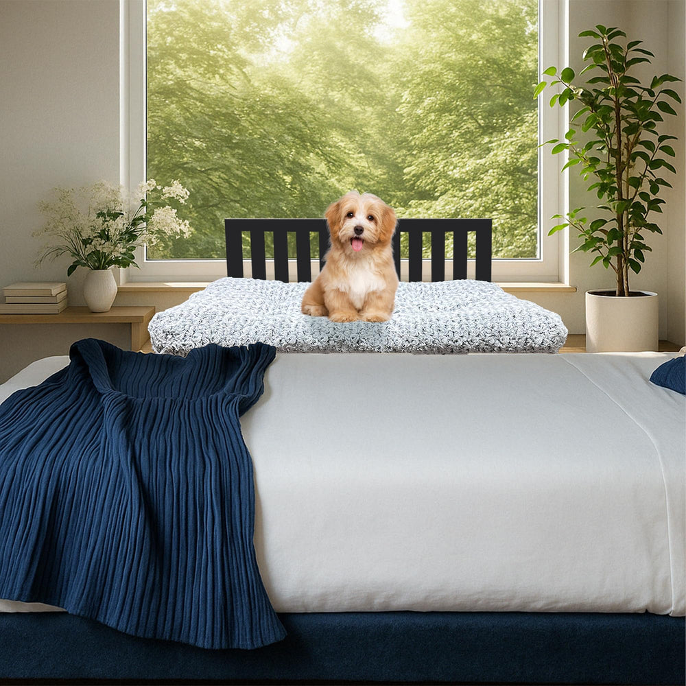 Koretech Beside Dog Bed cushion-washable cover image emphasizes easy cleaning and freshness