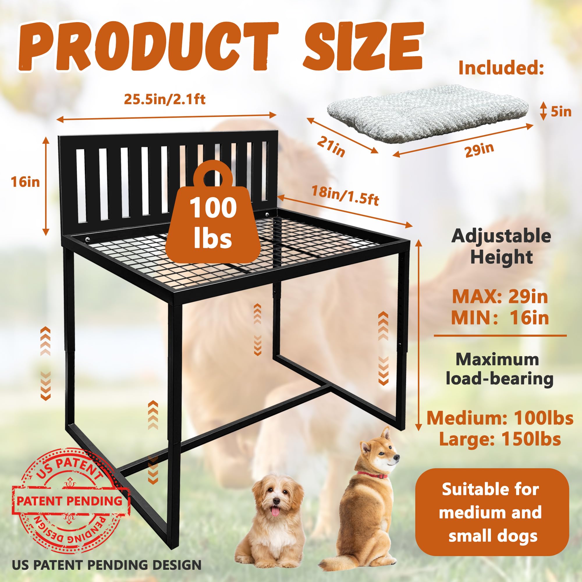Koretech Beside Dog Bed next-to-bed setup demonstrates easy integration with your sleep space