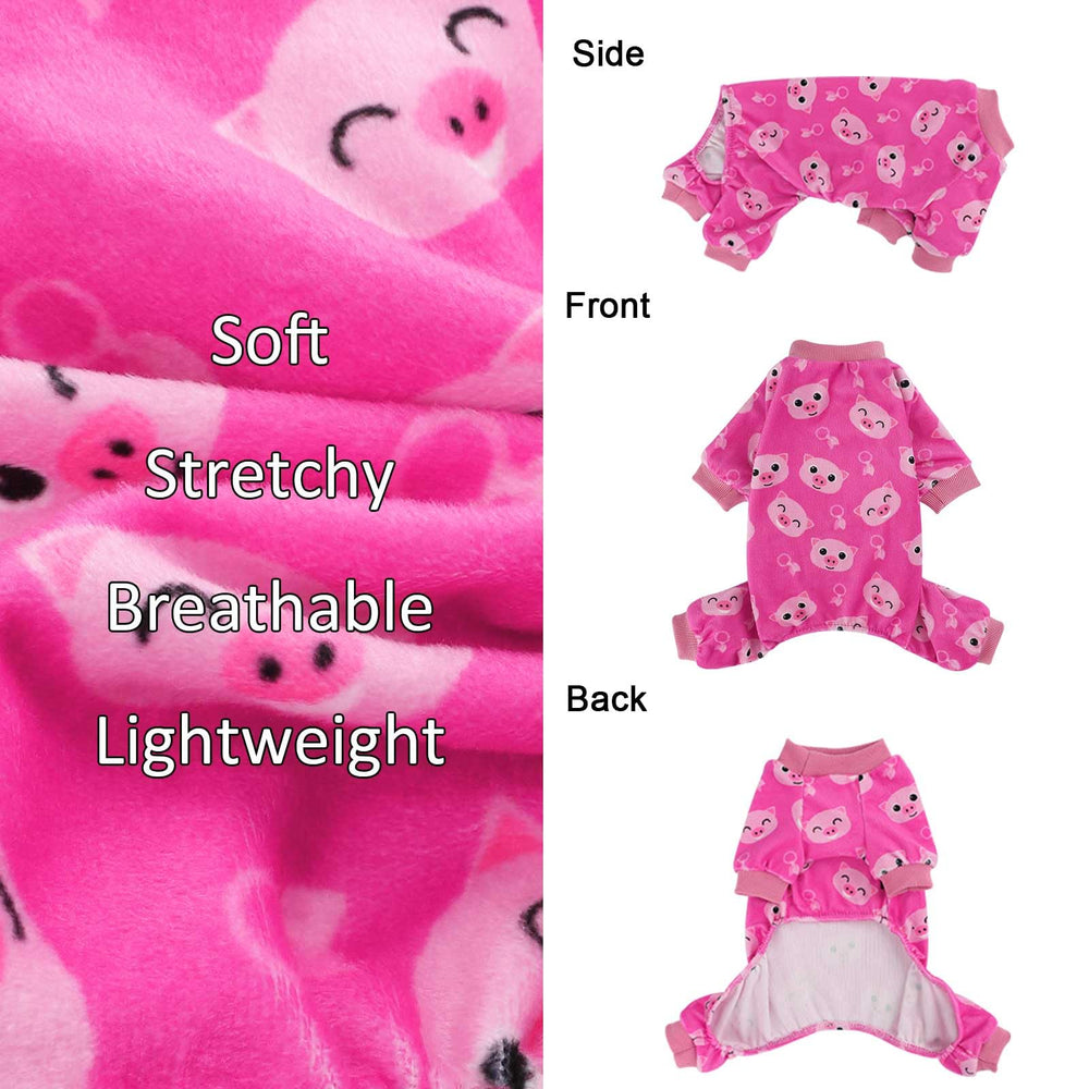 Kosiyi pijama para perro con doble felpa interior proporciona abrigo suave.