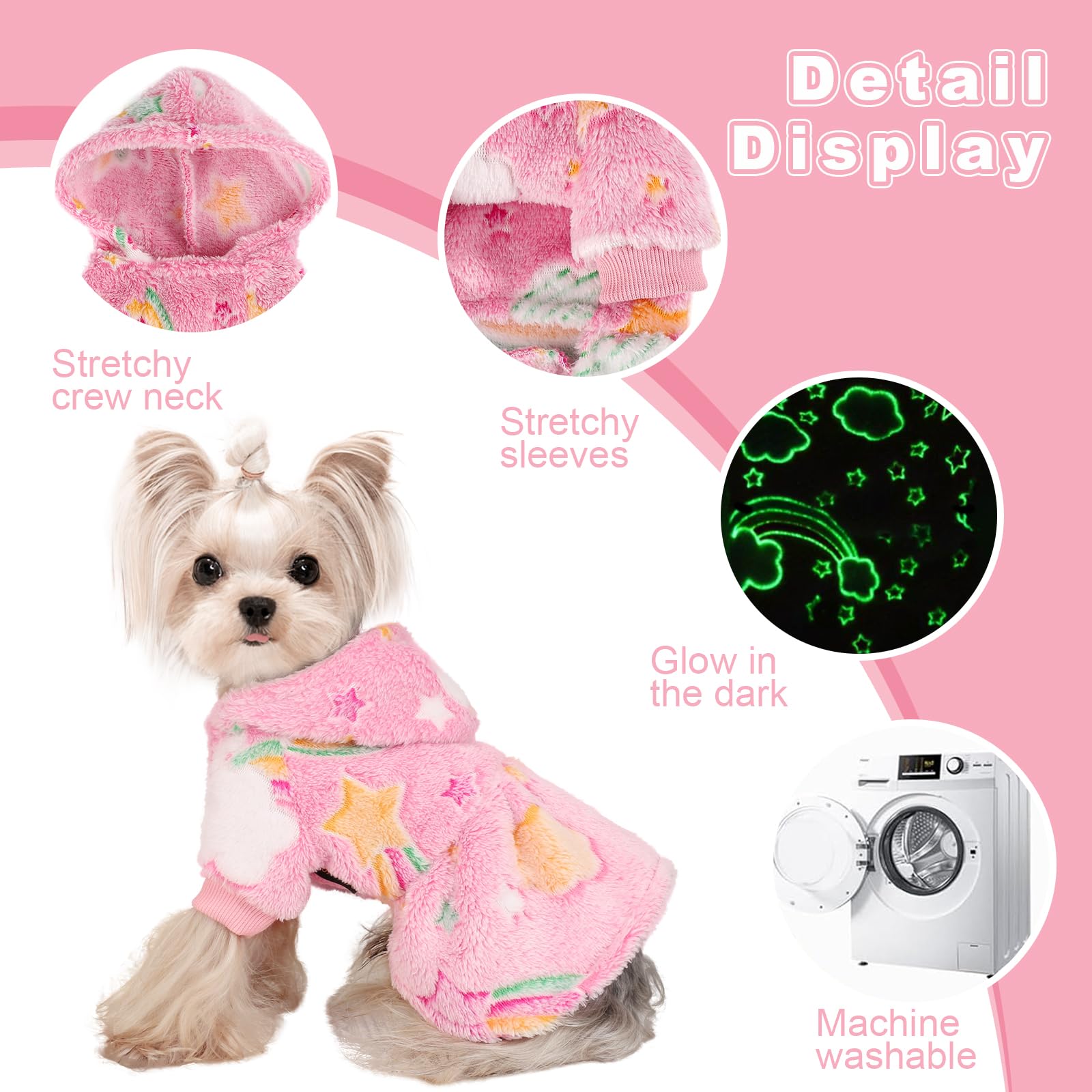Kosiyi dog hoodie pullover design facilitates easy on-off