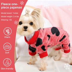 Kosiyi dog pajamas leash hole feature facilitates safe daily walks