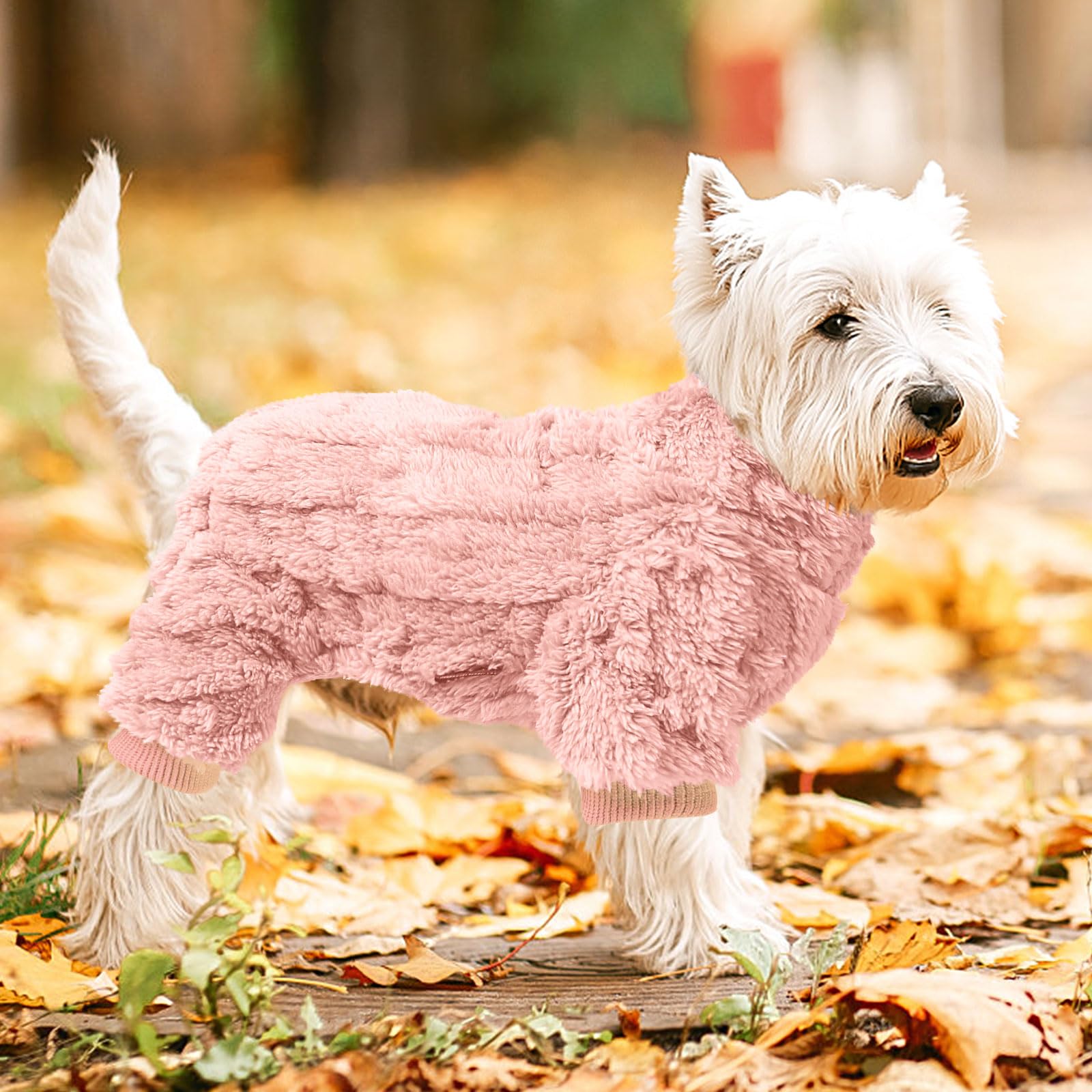 Kosiyi dog pajamas XXS light pink ideal for indoor or outdoor wear
