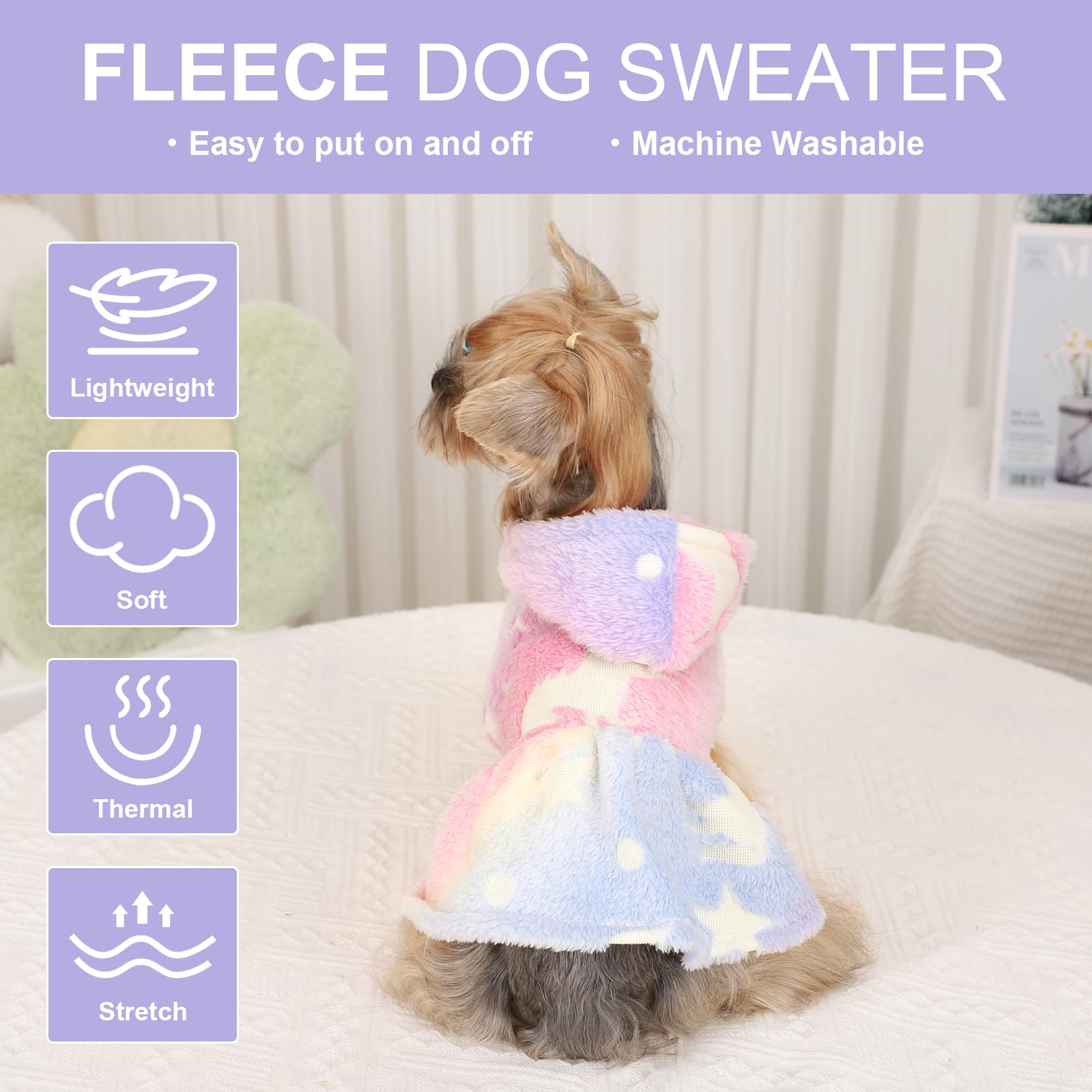 Kosiyi sweater available in xs to m for small breeds