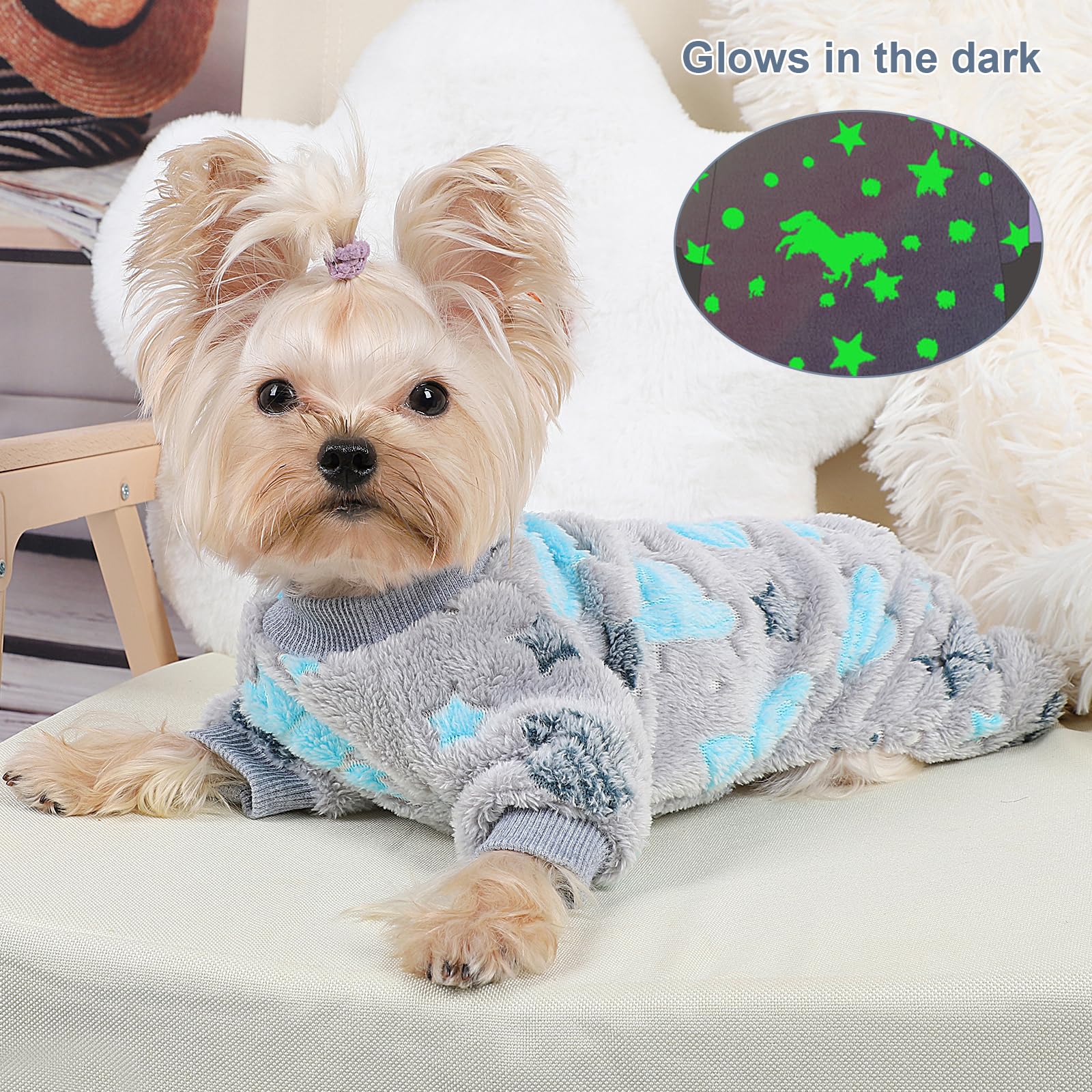 Kosiyi dog sweater cozy look suitable for home lounging and photos.