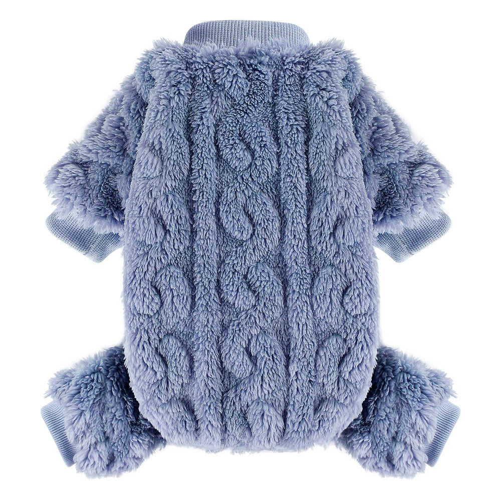 Kosiyi dog sweater close-up knit texture delivers gentle warmth for small dogs.