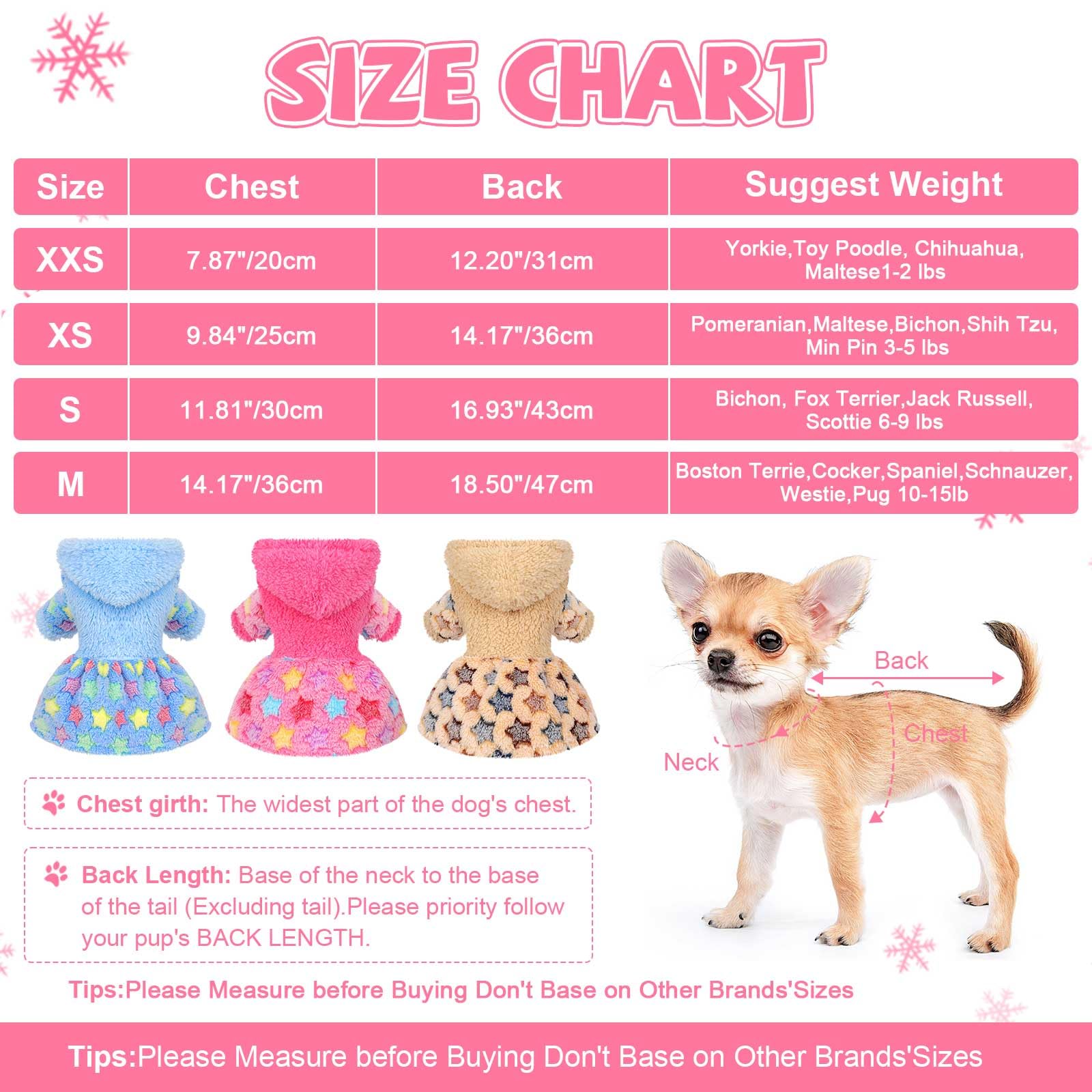 Kosiyi dog-sweater-winter back-view emphasizes thermal fleece warmth