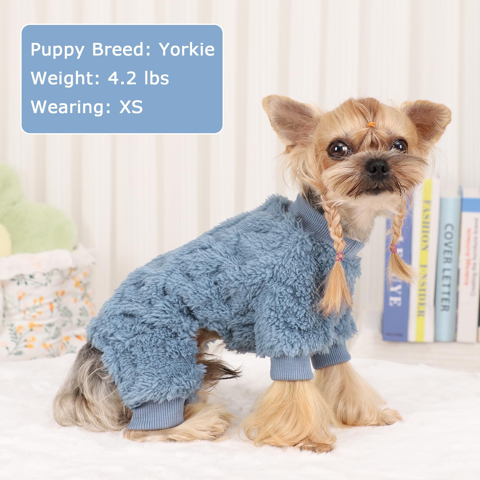 Kosiyi machine-washable dog sweater simplifies care and maintenance.