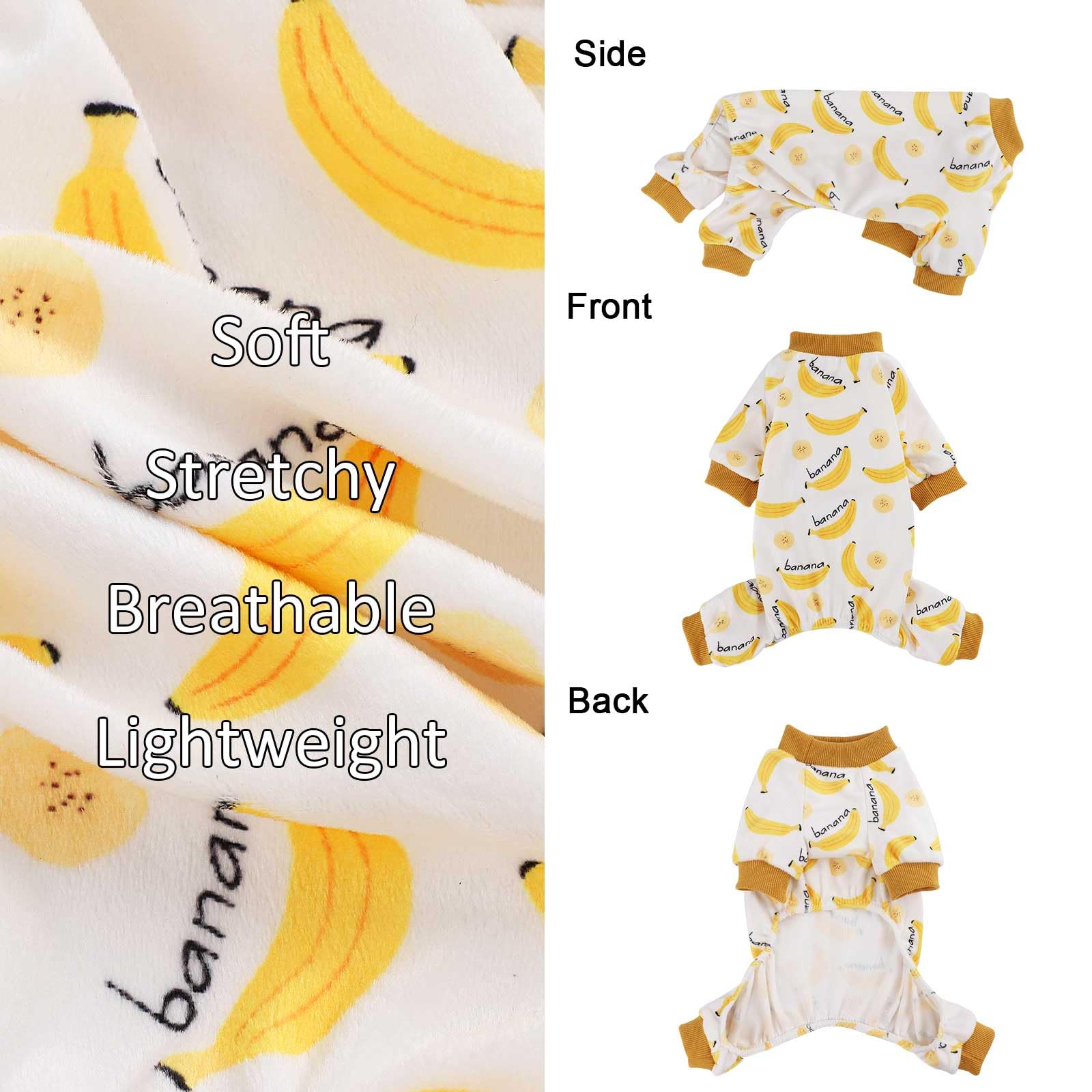 Kosiyi pijama para perro, forro doble cara polar, abrigo suave para días fríos.