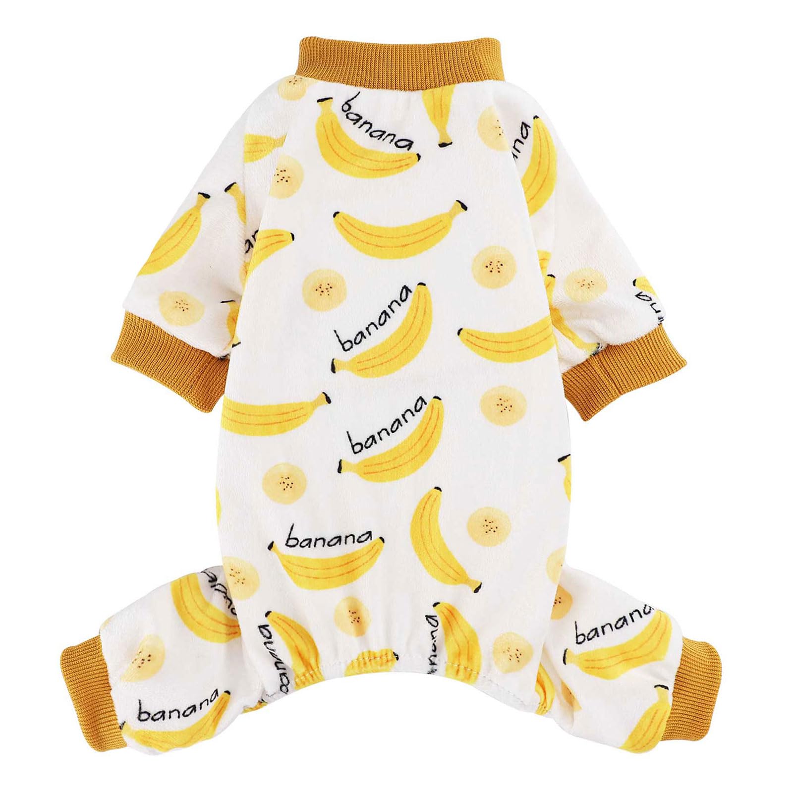 Kosiyi pijama para perro pequeño con patito amarillo, ideal para mantener cálido en casa.