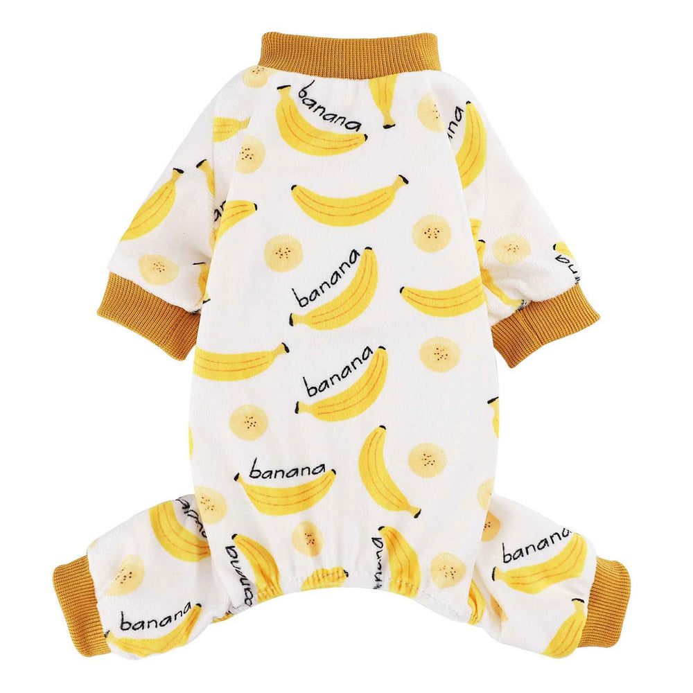 Kosiyi pijama para perro pequeño con patito amarillo, ideal para mantener cálido en casa.