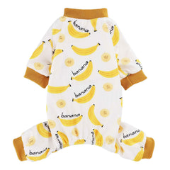 Kosiyi pijama para perro pequeño con patito amarillo, ideal para mantener cálido en casa.