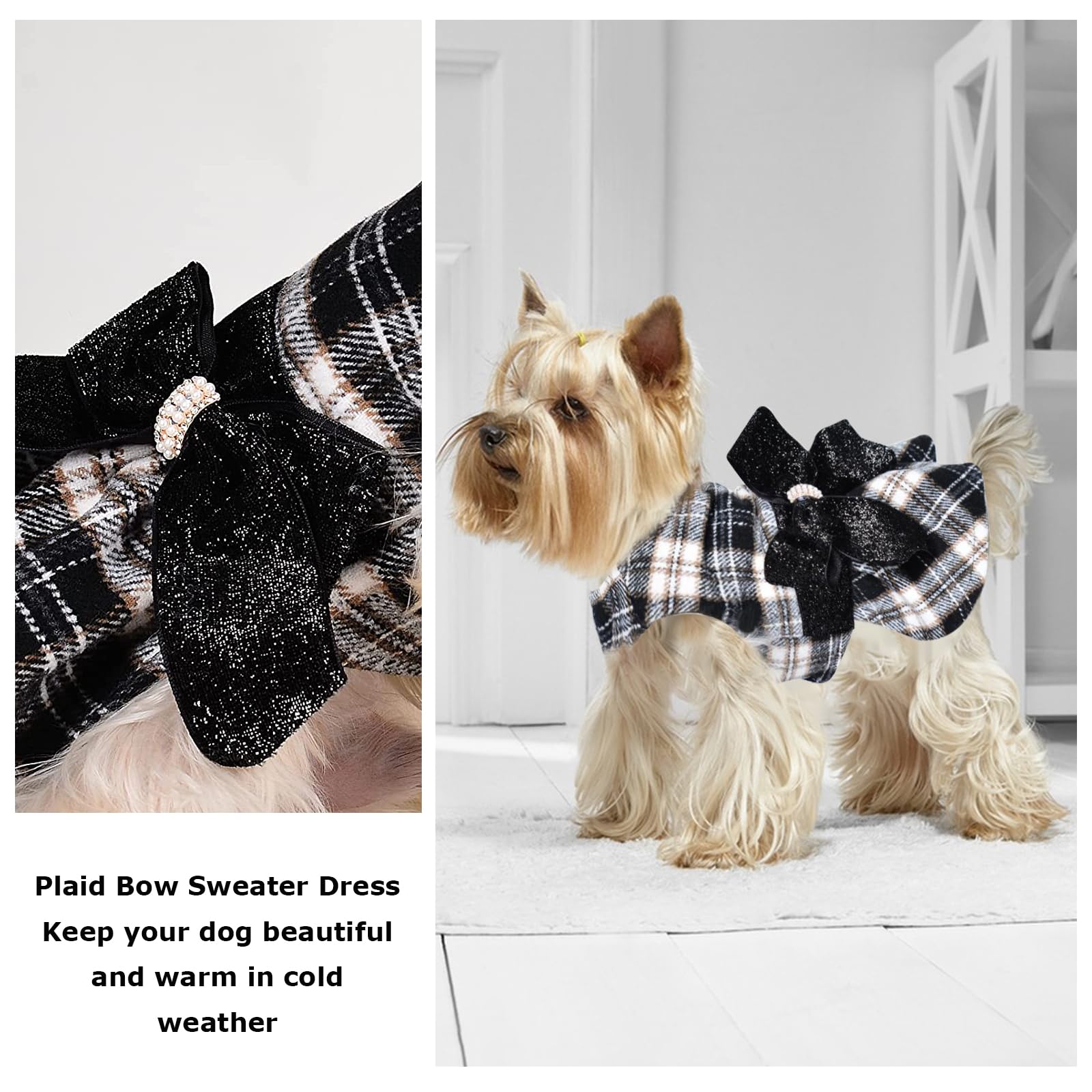 Kosiyi pullover dog sweater easy on-off design for quick dressing and effortless walks.