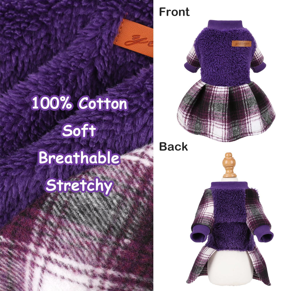 Kosiyi puppy-sweater-pullover easy on-off design for quick dressing.