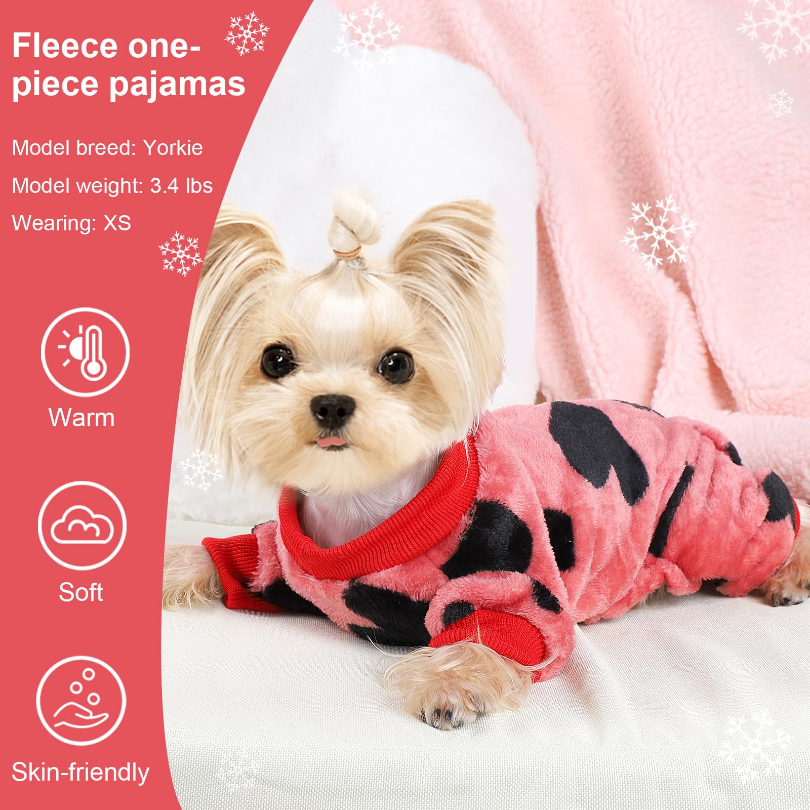 Kosiyi size guide for XS to XL helps fit teacup to small dogs