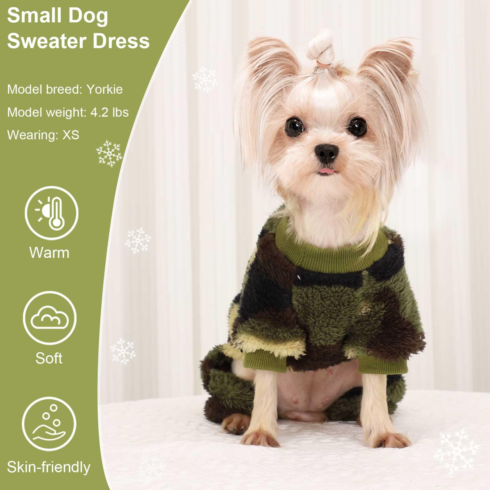 Kosiyi teacup dog apparel, snug fit for travel and daily wear.