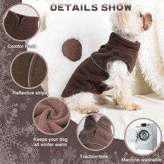 Kosiyi uso diario para paseo invernal con diseño cómodo para perros pequeños.