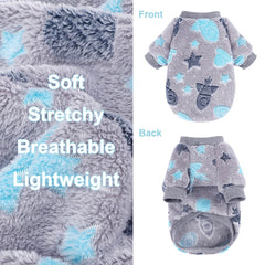 Kosiyi dog sweater warm fleece material provides cozy warmth