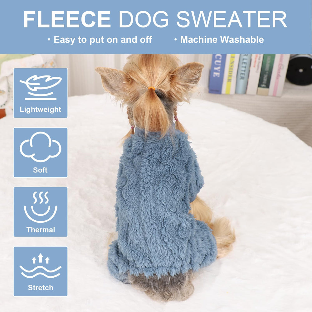 Kosiyi winter puppy clothes for daily walks and home wear.