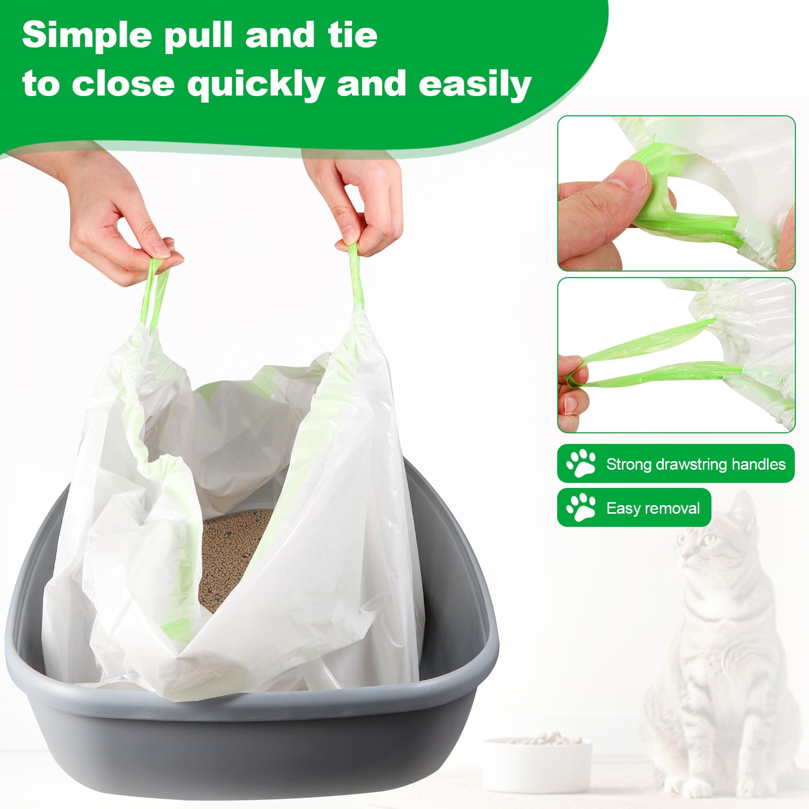Kovevo universal fit works with most deep litter boxes.
