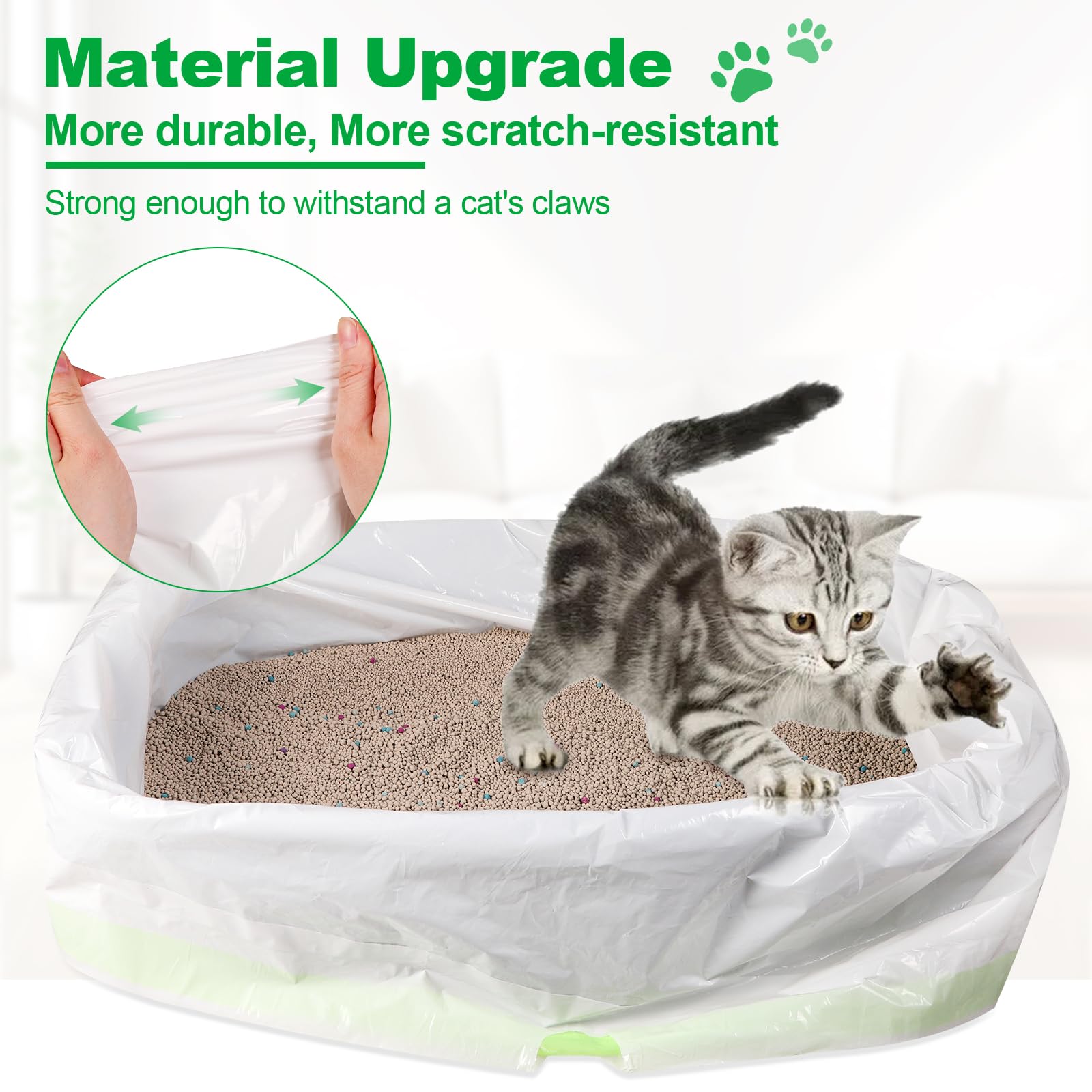 Kovevo waterproof liner material helps prevent urine seepage and odor.