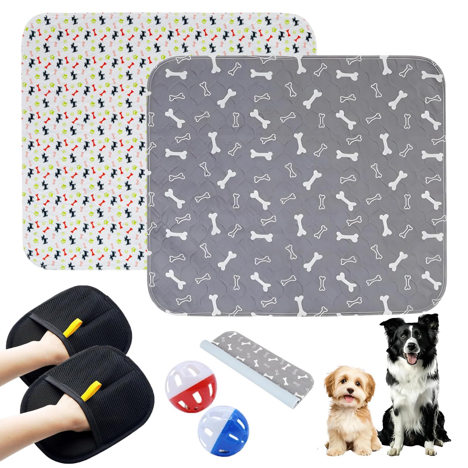 kovziorx 2pc puppy pads pheromones packaging for easy training setup and mess control.