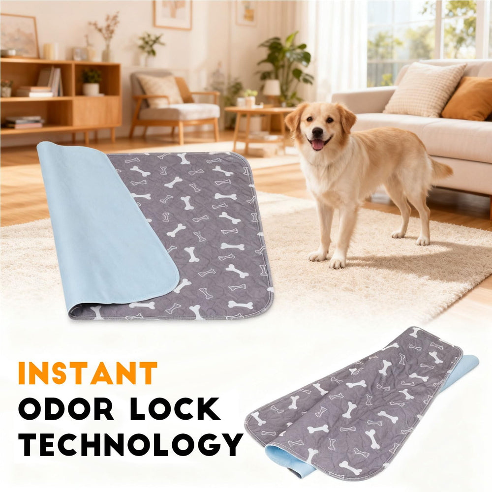 kovziorx washable puppy pad absorption layer shows fast-acting liquid lock.