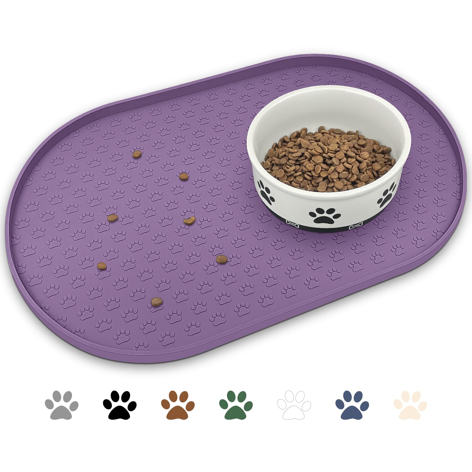 KPWACD almohadilla para comida de perro anti deslizante mantiene el bol estable