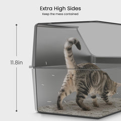 KPWACD full metal pedal entry helps minimize litter tracking.