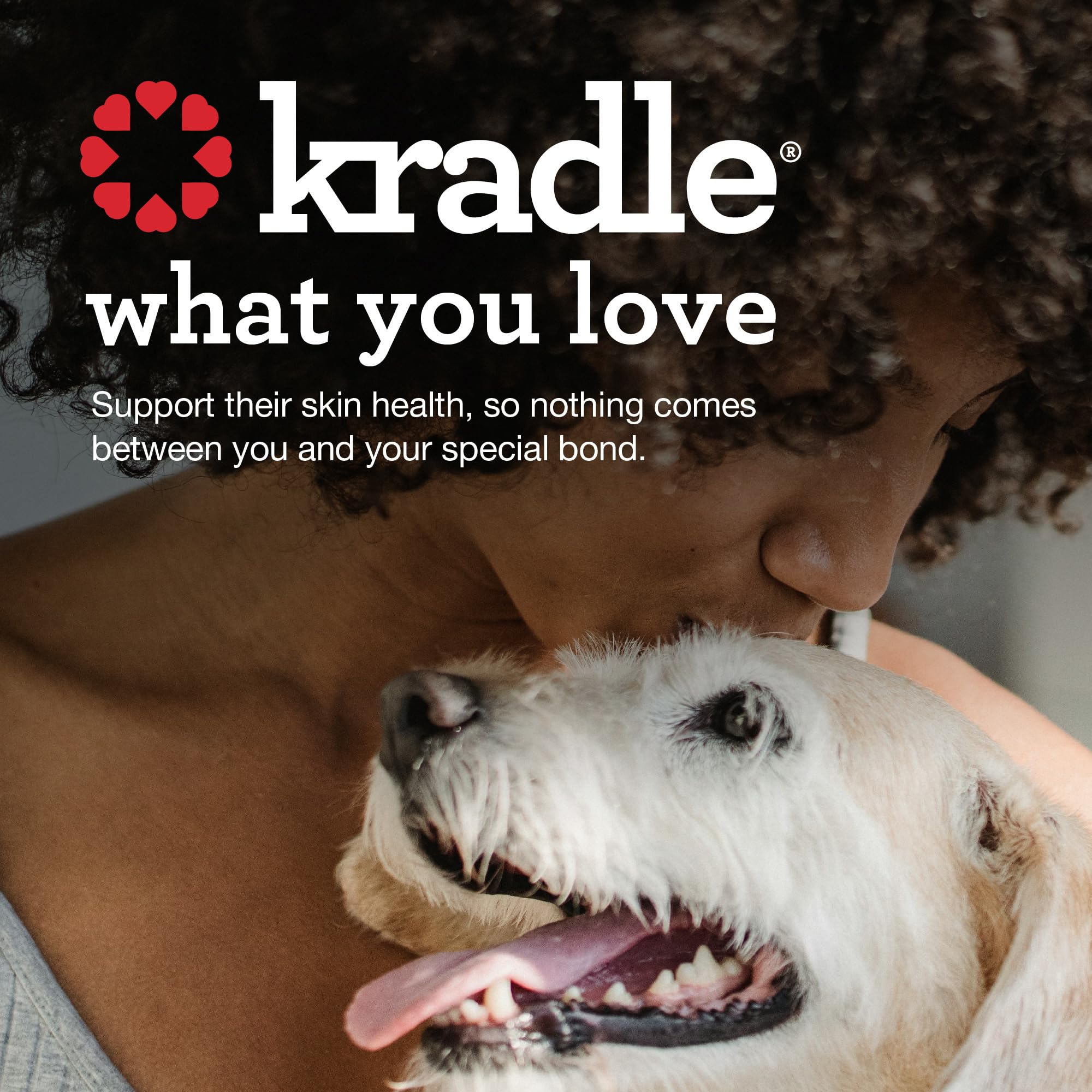 Kradle colloidal silver ingredient label close-up for soothing skin