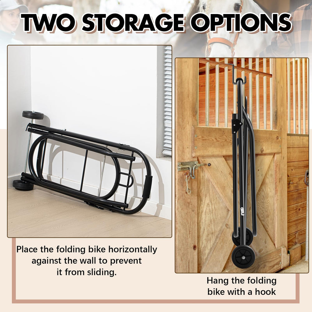 Kritkin horse tack cart hooks offer quick hanging storage on doors or stalls.