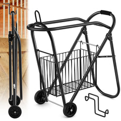 Kritkin horse tack cart wheels enable smooth, effortless movement around the stable.