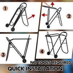 Kritkin iron construction cart offers durable, rugged-use support.