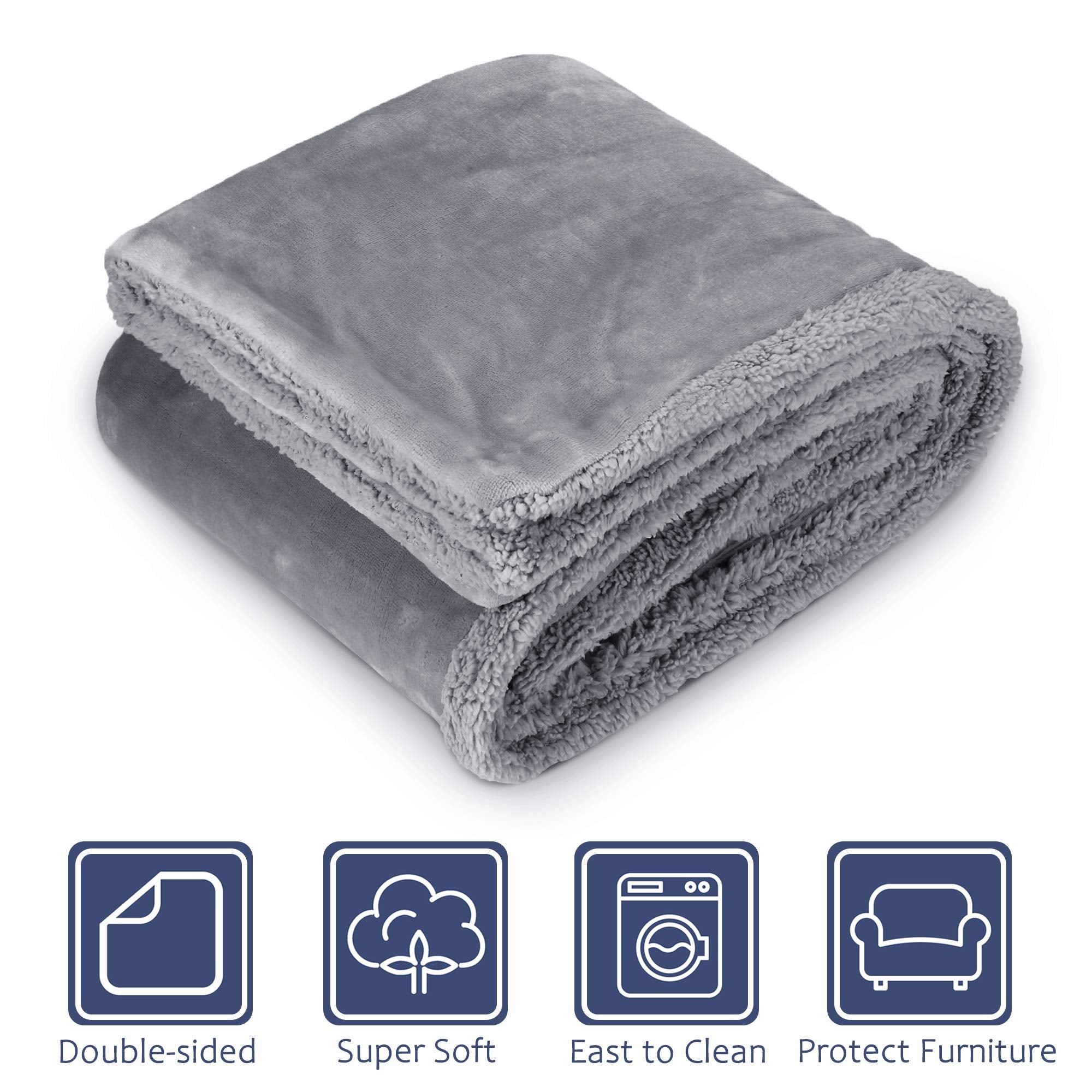 Kritter Planet dog blanket durable stitching withstands active dogs.