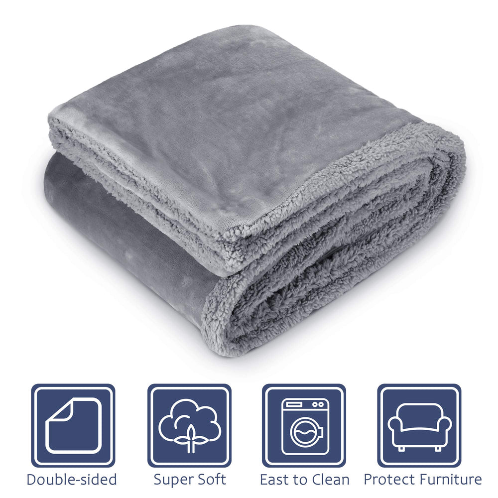 Kritter Planet dog blanket durable stitching withstands active dogs.