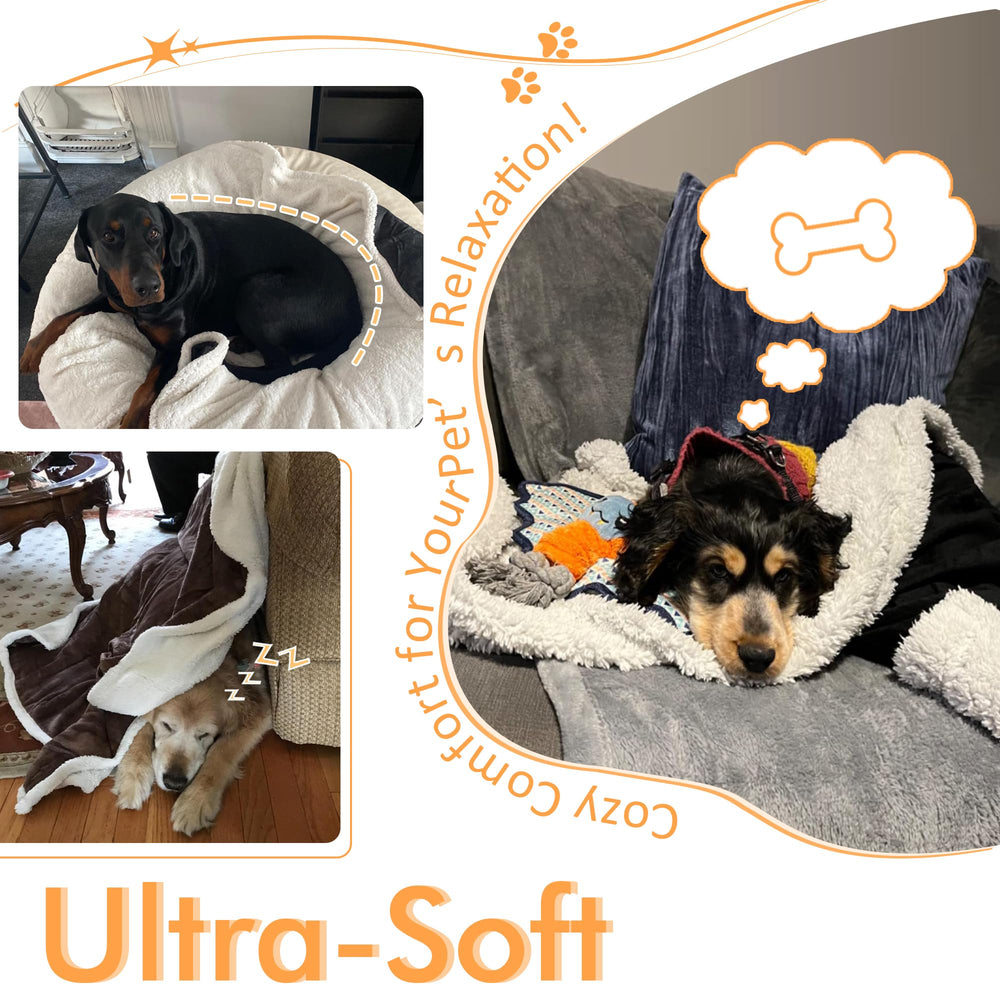 Kritter Planet plush fleece side with grey sherpa reverse for extra warmth
