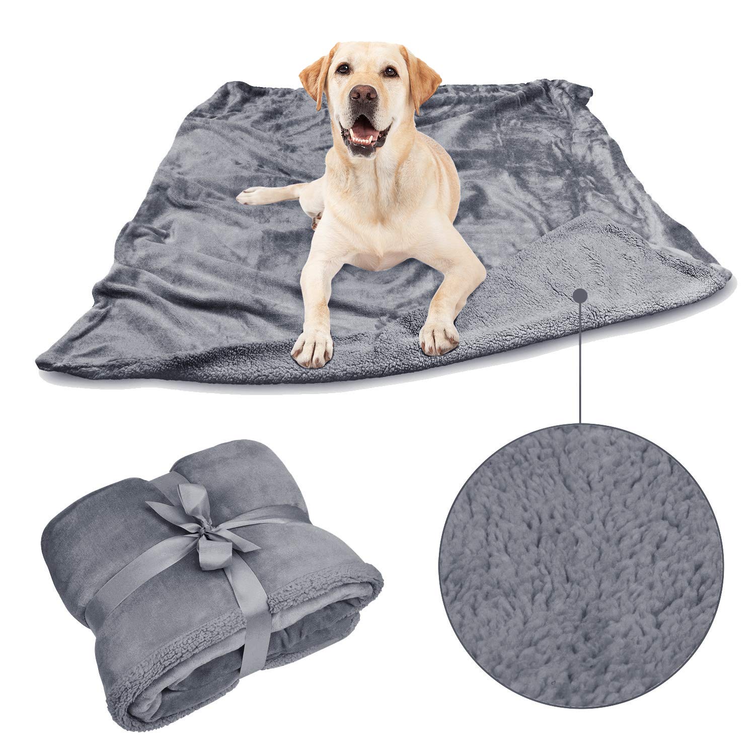Kritter Planet dog blanket machine washable for easy cleaning.