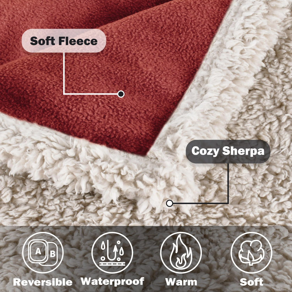Kritter Planet furniture protector on sofa shows spill defense in action.