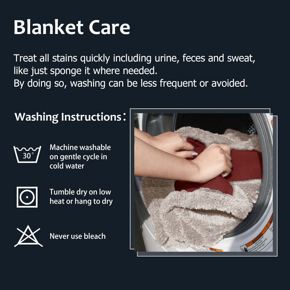 Kritter Planet machine-washable blanket for easy care and maintenance.