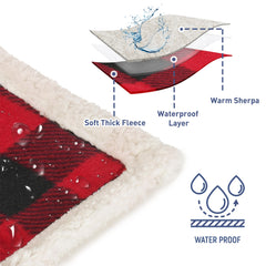 Kritter Planet reversible fleece and sherpa blanket offers versatile, cozy options