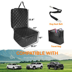KritterKorner front-seat-cover-scratch-resistant-seams shields against claws and wear.