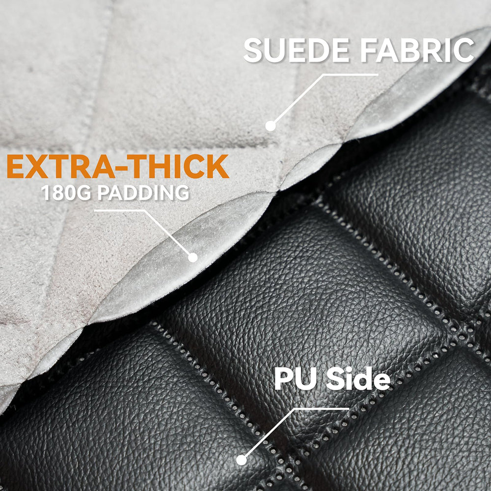 KritterKorner full-coverage backseat shields bench and rear seats from dirt and hair