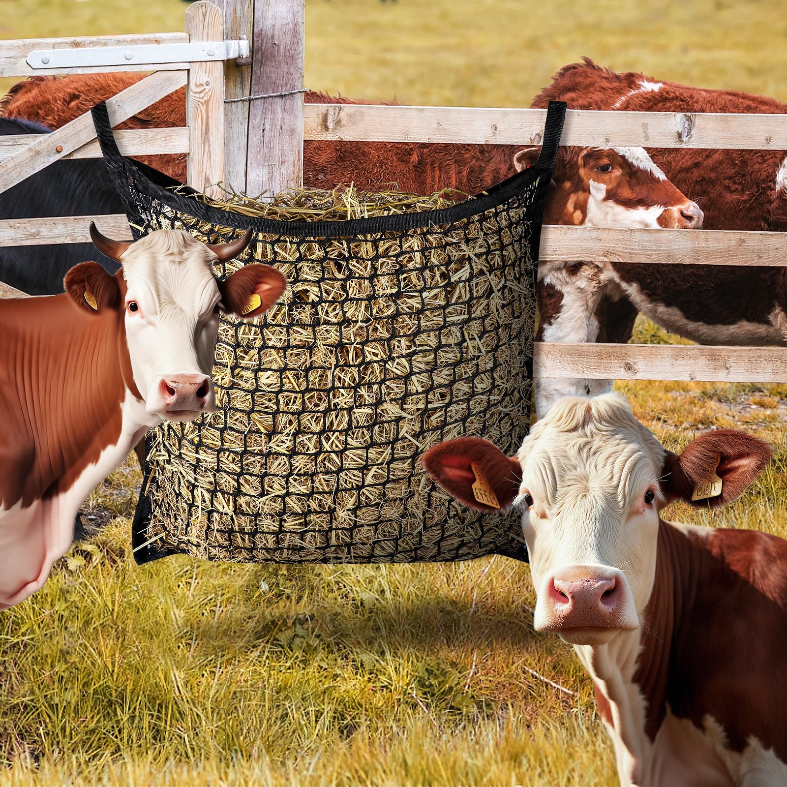 kronttis slow feed haynet supports full day feeding with less waste